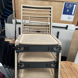 wooden chairs