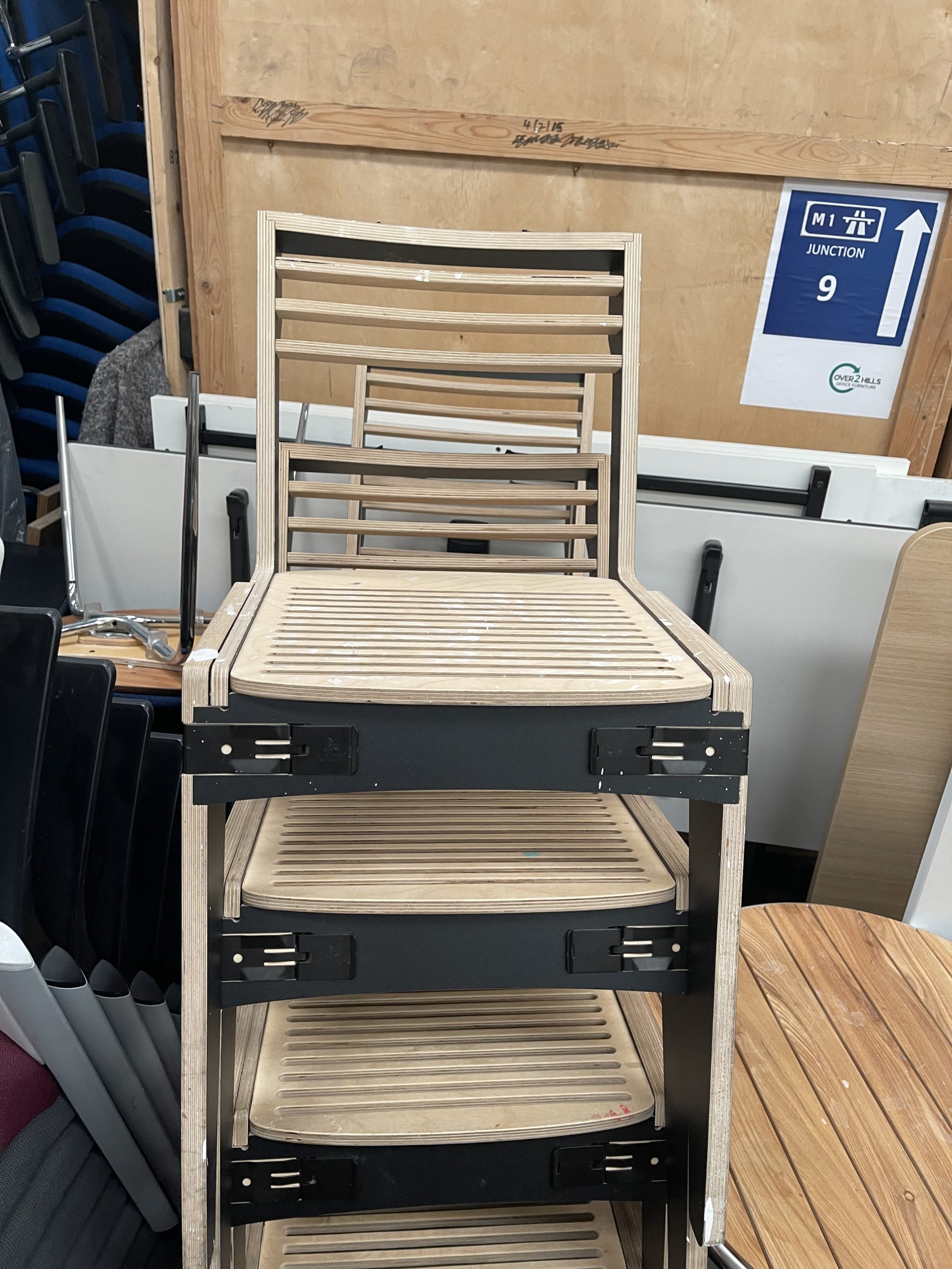 wooden chairs