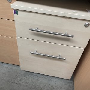 2 drawer pedestal