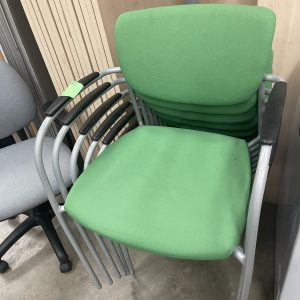 Green Stacking Chairs