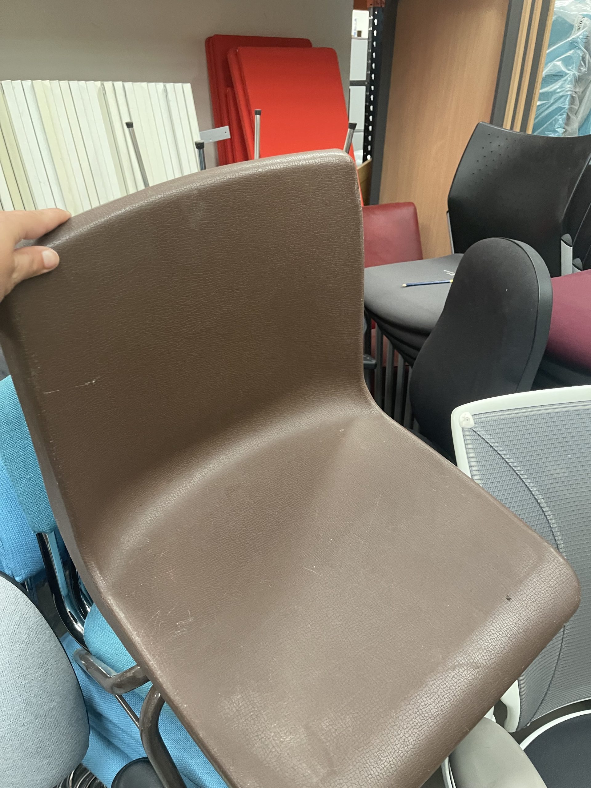 Brown Poly chair