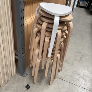 wooden stools