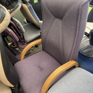 High backed office chair lilac